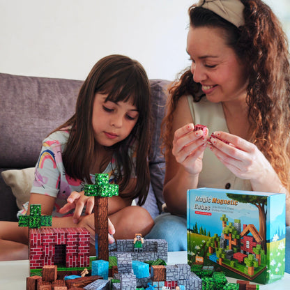 MagiCrea Blocks - Aprendizaje Montessori (100 pcs)