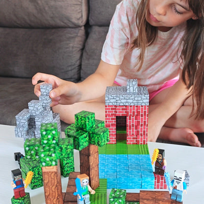 MagiCrea Blocks - Aprendizaje Montessori (100 pcs)