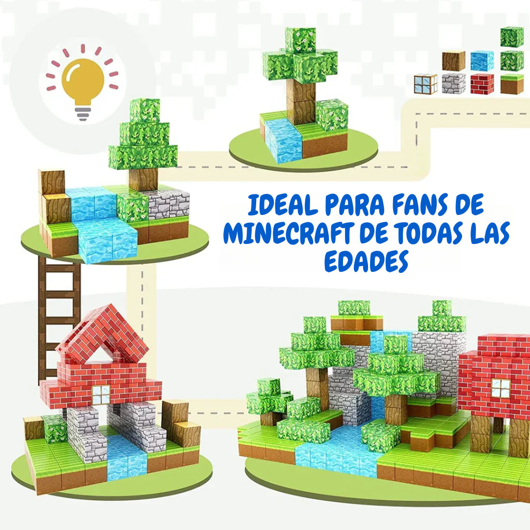 MagiCrea Blocks - Aprendizaje Montessori (100 pcs)